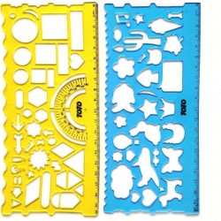 خط کش ژله ای دوتایی توتو 