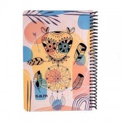 دفتر 100 برگ وزیری سری اسلاید sam 