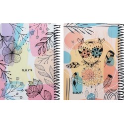 دفتر 100 برگ وزیری سری اسلاید sam 