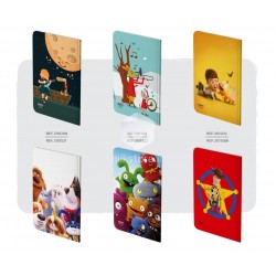 دفتر 40 برگ وزیری شومیز فانتزی 