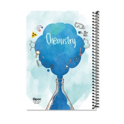 دفتر 200 برگ وزیری سیمی موضوعی جلد سخت