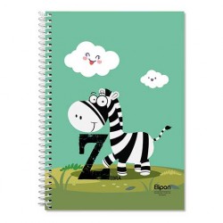 دفتر دوخط 40 برگ وزیری سیمی فانتزی