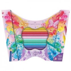 مداد رنگی اسپارگل 12+8 پلی کروم فایبر کاستل اصل