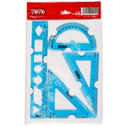 ست چهار تیکه ژله ای هندسی