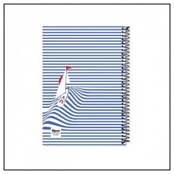 دفتر 80 برگ وزیری سیمی کلاسیک