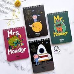 یادداشت 80 برگ 150*100 سیمی فانتزی