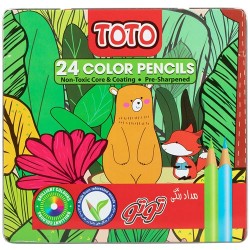 مداد رنگی 24 رنگ فلزی