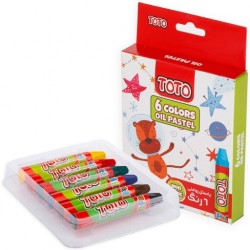 پاستل 6 رنگ مقوایی